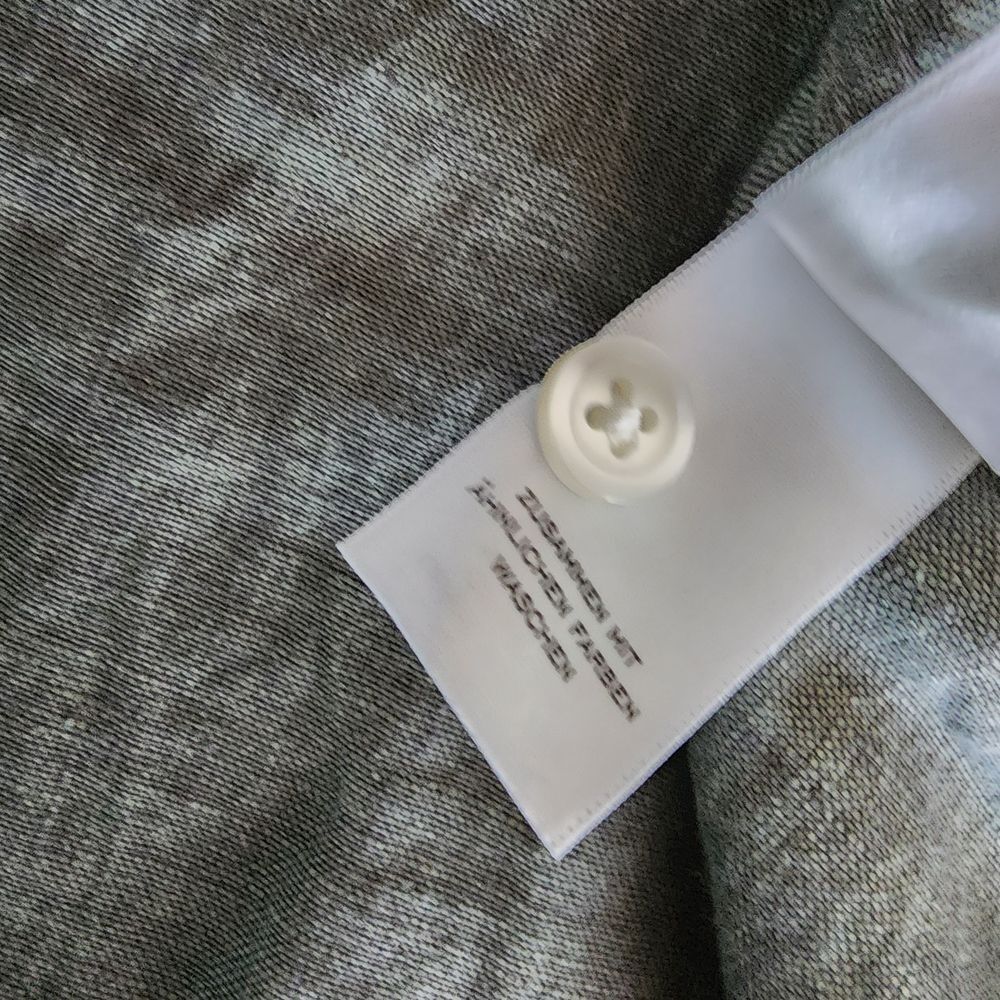 Charles Tyrwhitt Men's Green Pure Linen Shirt - Picture 14 of 14